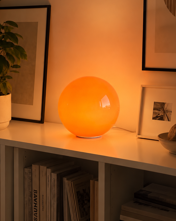 Foto del cliente con su lámpara Halo PRO smart